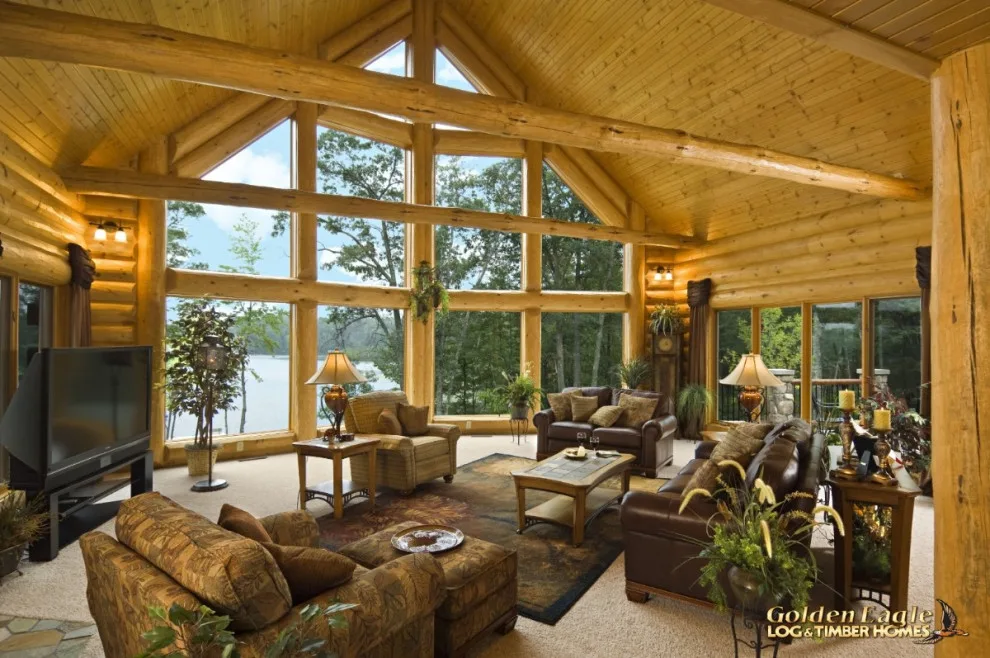 Elegant Meeting Spaces by Golden Eagle Log & Timber Homes - Photo 257