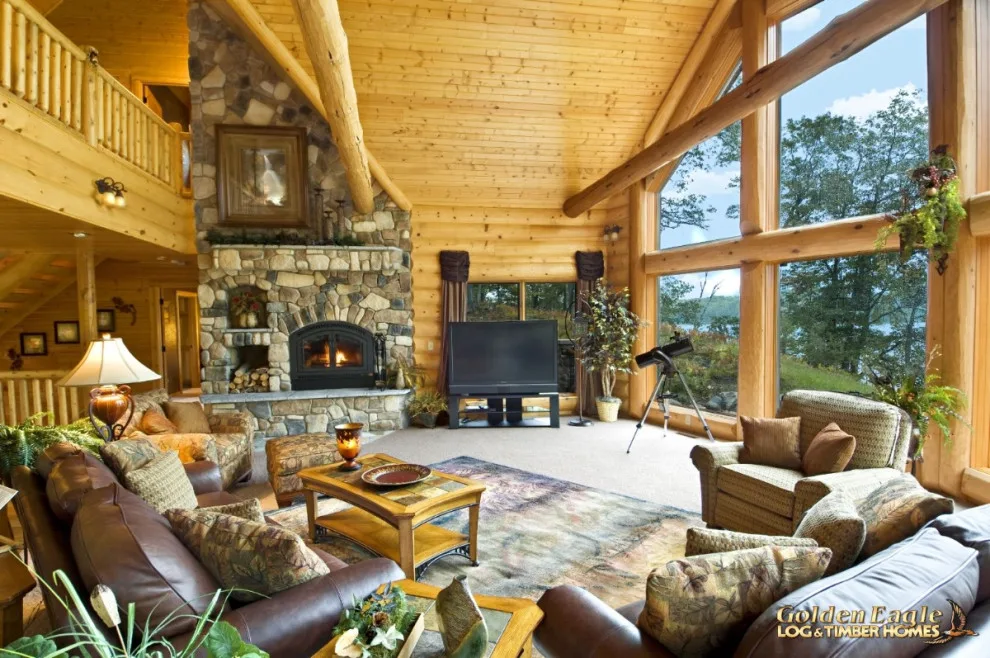 Elegant Meeting Spaces by Golden Eagle Log & Timber Homes - Photo 197