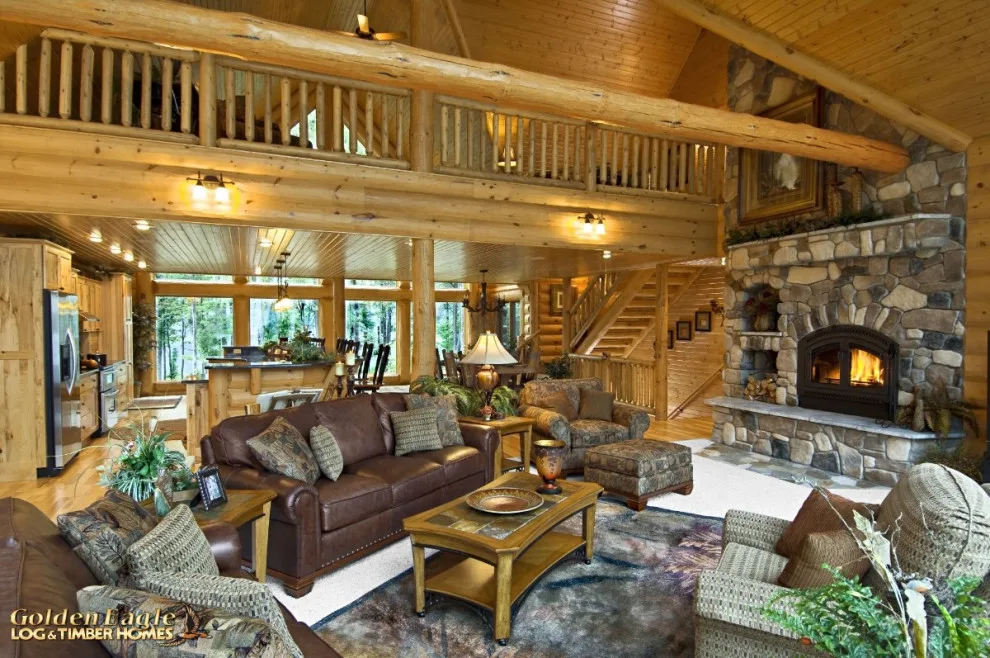 Elegant Meeting Spaces by Golden Eagle Log & Timber Homes - Photo 43