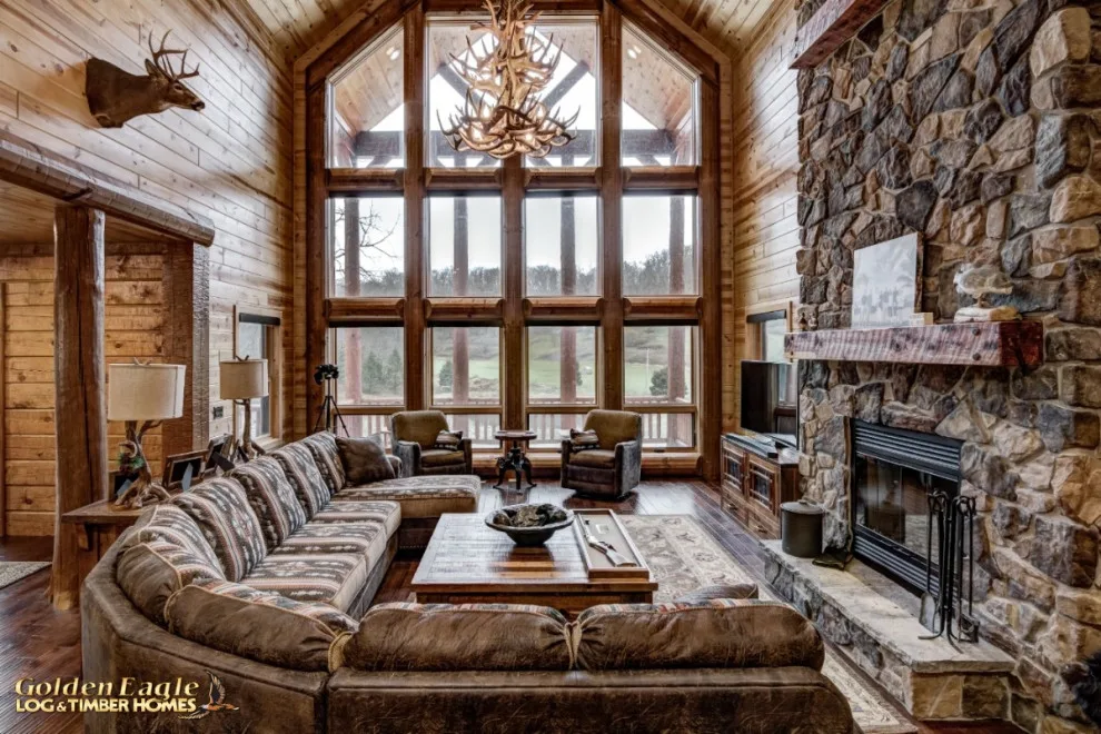 Elegant Meeting Spaces by Golden Eagle Log & Timber Homes - Photo 162