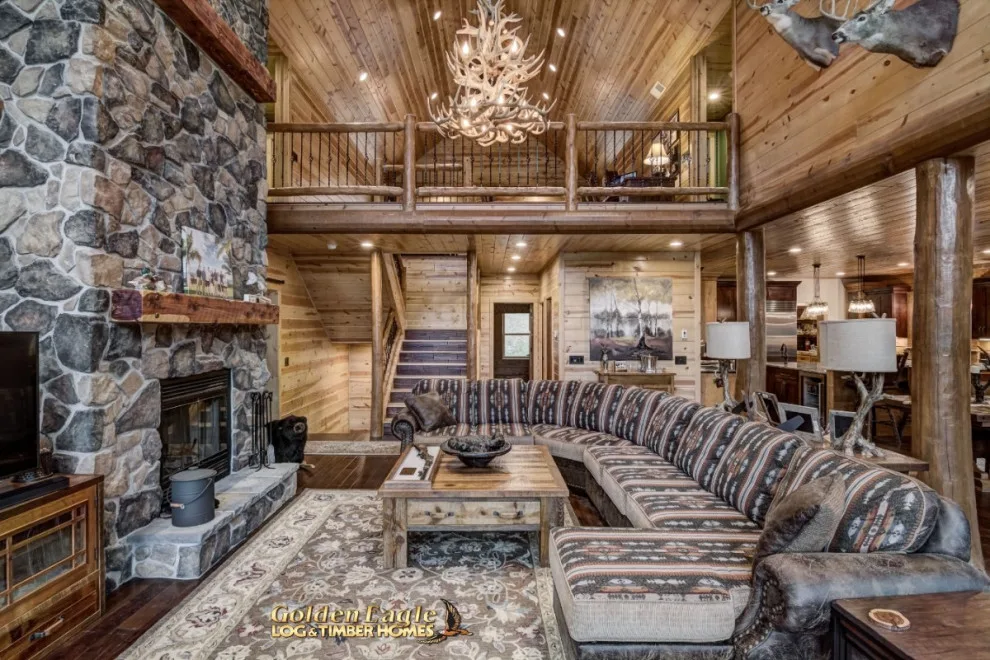 Elegant Meeting Spaces by Golden Eagle Log & Timber Homes - Photo 254