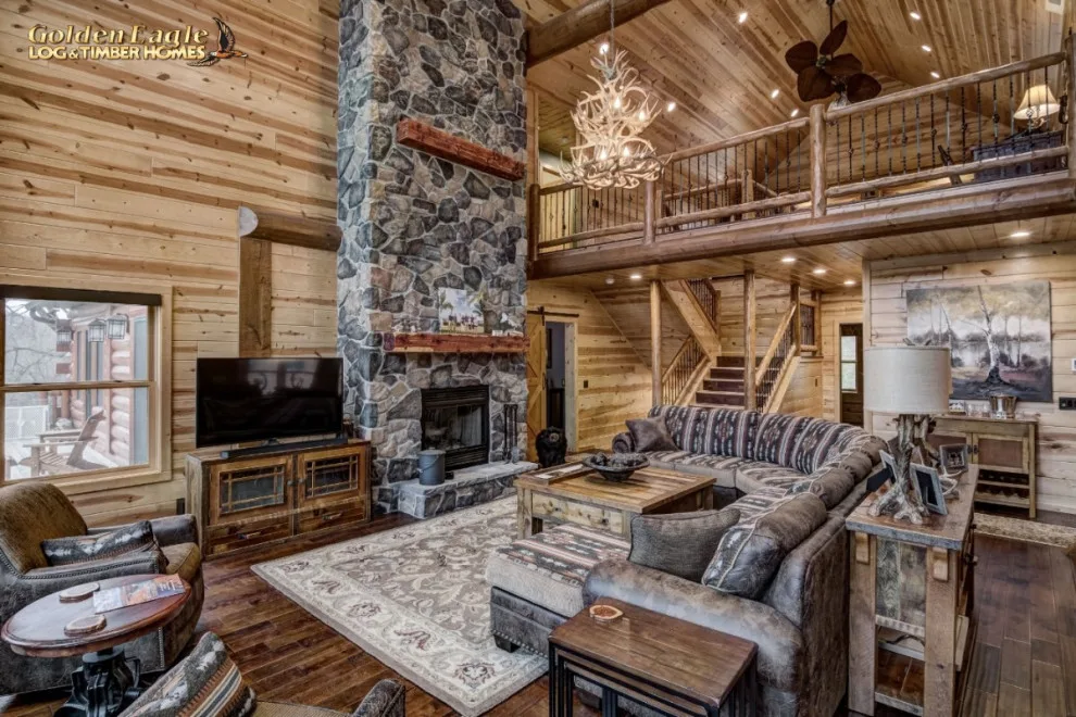 Elegant Meeting Spaces by Golden Eagle Log & Timber Homes - Photo 76