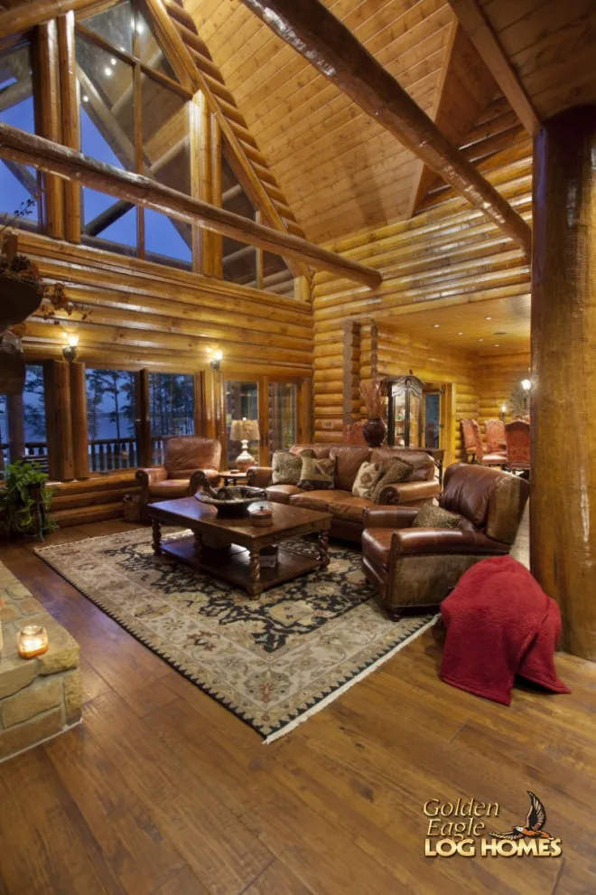 Elegant Meeting Spaces by Golden Eagle Log & Timber Homes - Photo 129