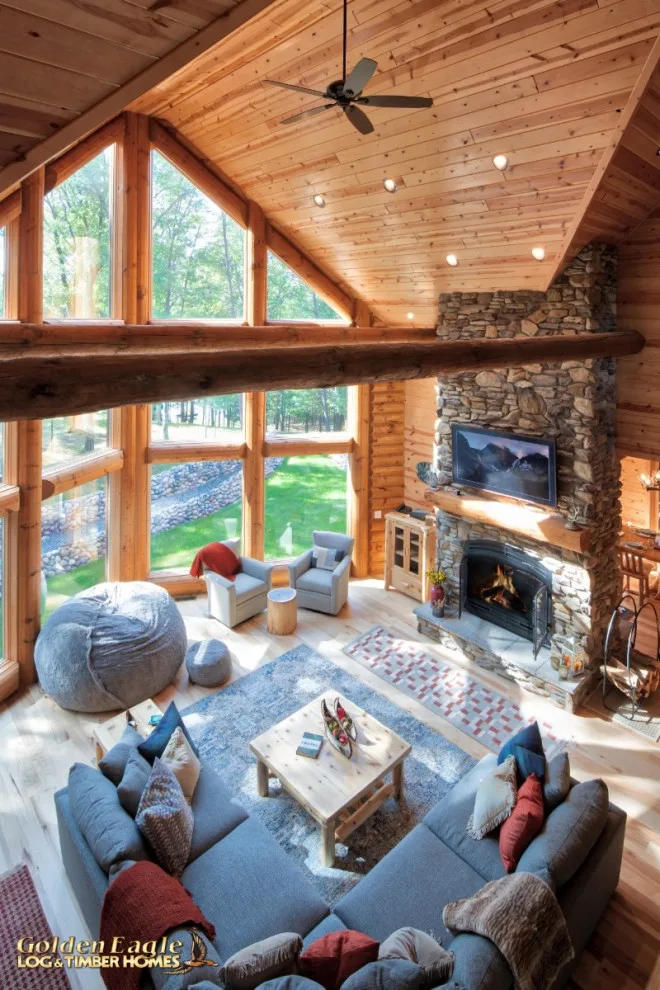 Elegant Meeting Spaces by Golden Eagle Log & Timber Homes - Photo 246