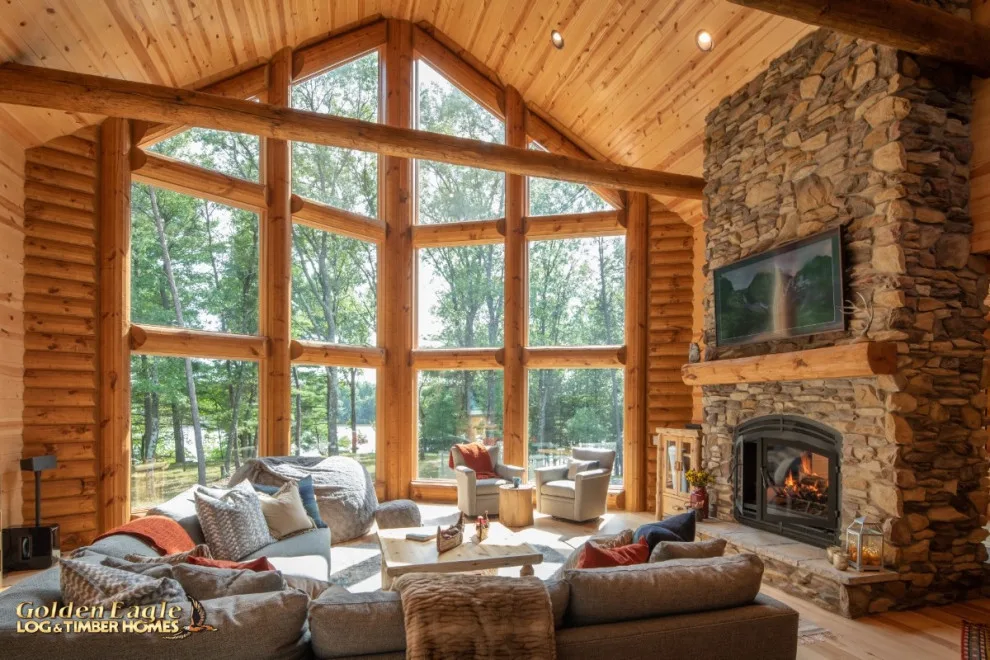 Elegant Meeting Spaces by Golden Eagle Log & Timber Homes - Photo 176