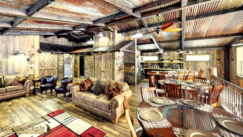 Elegant Meeting Spaces by Golden Eagle Log & Timber Homes - Photo 36