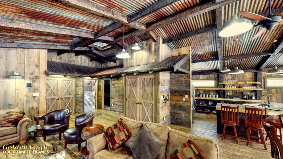 Elegant Meeting Spaces by Golden Eagle Log & Timber Homes - Photo 26