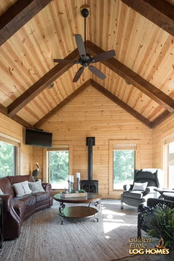 Elegant Meeting Spaces by Golden Eagle Log & Timber Homes - Photo 183