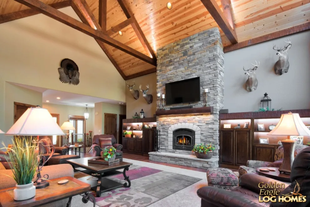 Elegant Meeting Spaces by Golden Eagle Log & Timber Homes - Photo 74