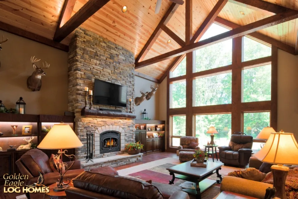Elegant Meeting Spaces by Golden Eagle Log & Timber Homes - Photo 157