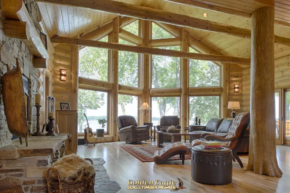 Elegant Meeting Spaces by Golden Eagle Log & Timber Homes - Photo 169