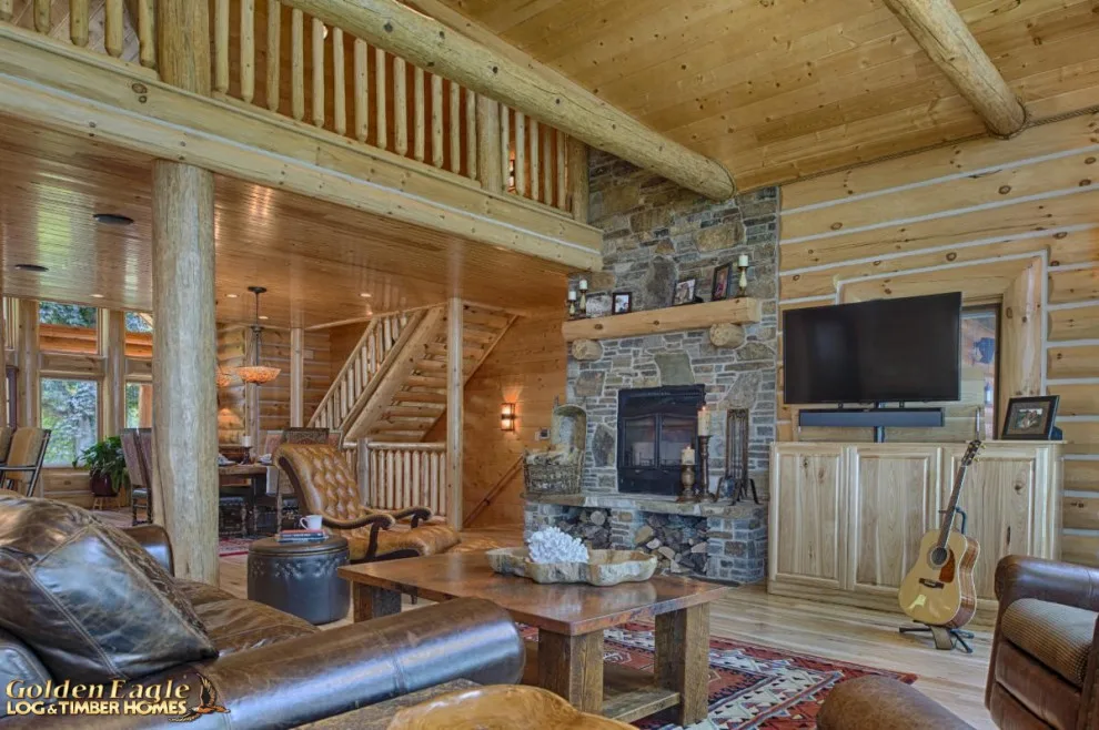 Elegant Meeting Spaces by Golden Eagle Log & Timber Homes - Photo 48