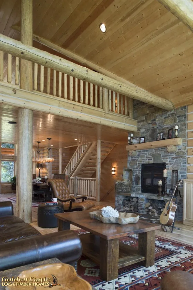 Elegant Meeting Spaces by Golden Eagle Log & Timber Homes - Photo 253