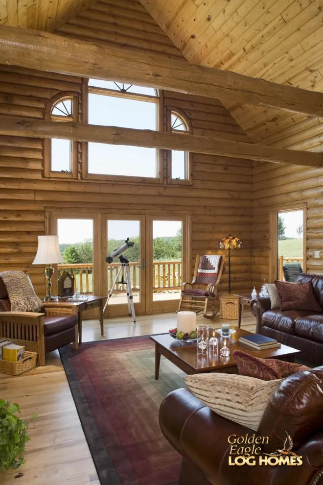 Elegant Meeting Spaces by Golden Eagle Log & Timber Homes - Photo 221