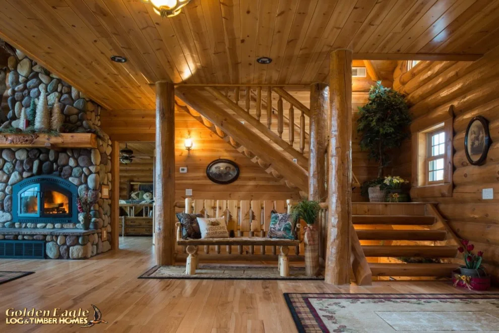 Elegant Meeting Spaces by Golden Eagle Log & Timber Homes - Photo 263