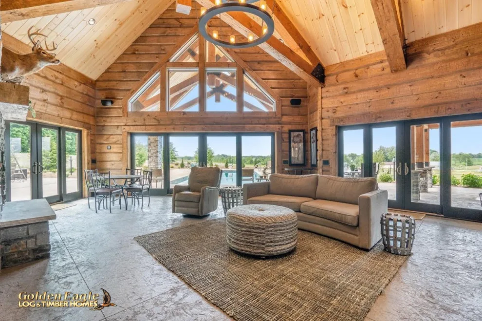 Elegant Meeting Spaces by Golden Eagle Log & Timber Homes - Photo 33