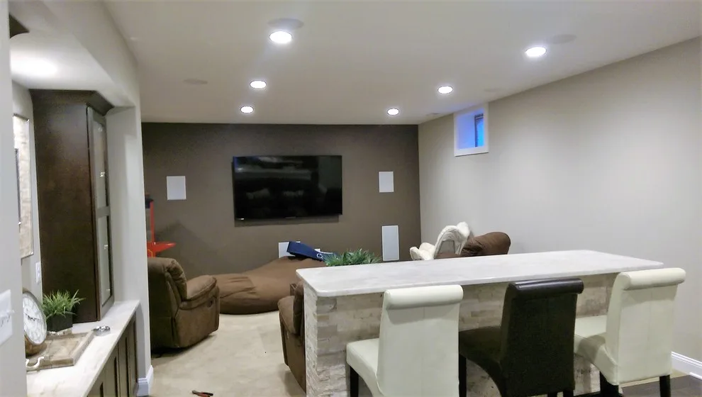 Athletic-Inspired Basement Renovation Olney MD by Evergreen Building Group, LLC. - Photo 6