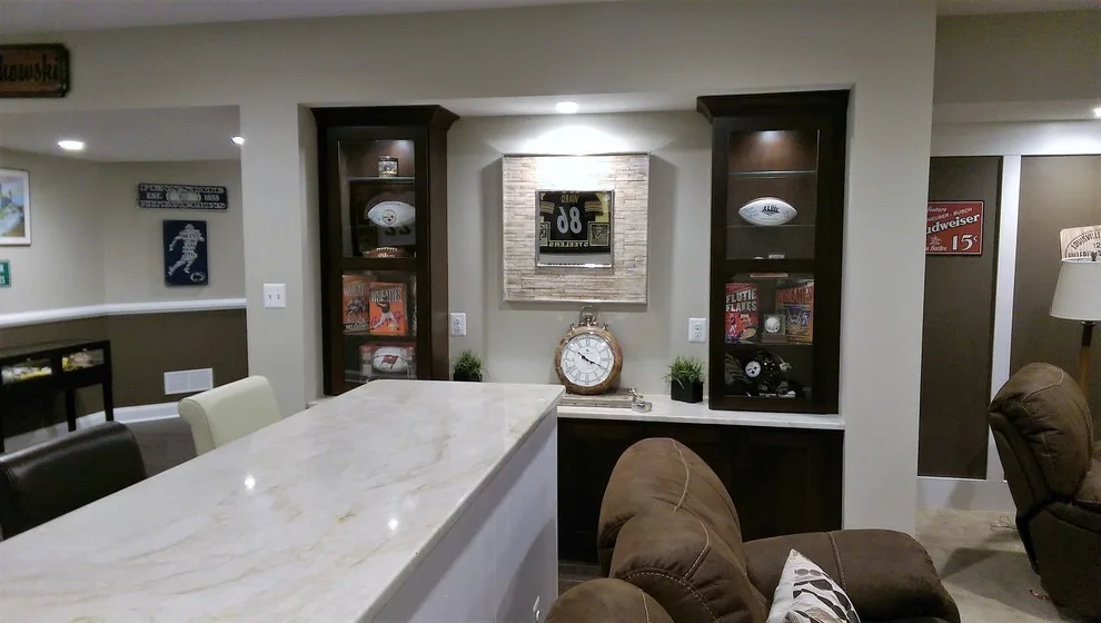 Athletic-Inspired Basement Renovation Olney MD by Evergreen Building Group, LLC. - Photo 4