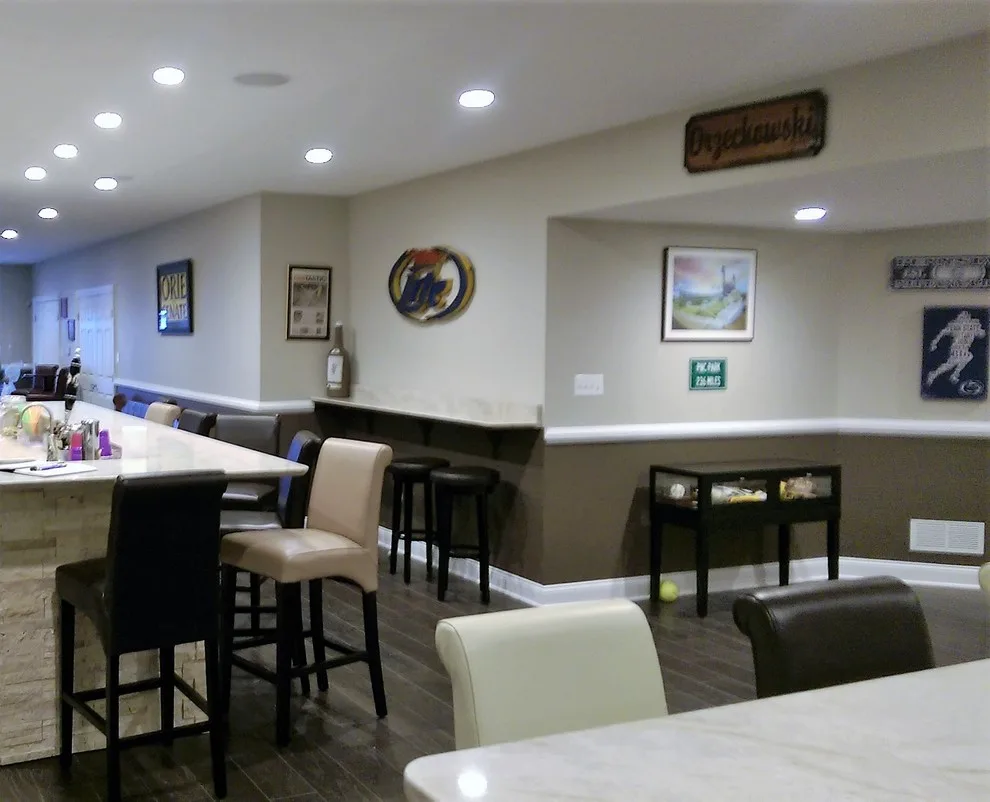 Athletic-Inspired Basement Renovation Olney MD by Evergreen Building Group, LLC. - Photo 3