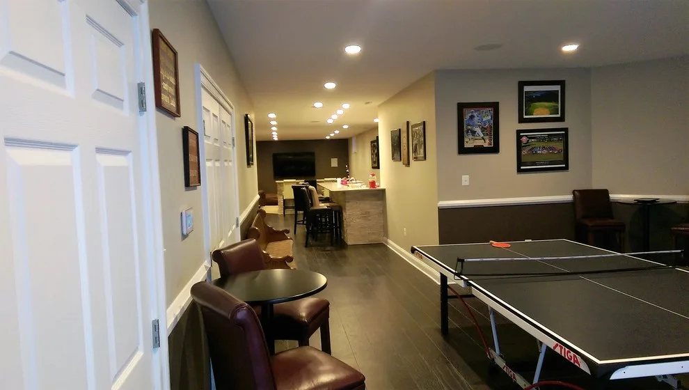 Athletic-Inspired Basement Renovation Olney MD by Evergreen Building Group, LLC. - Photo 2