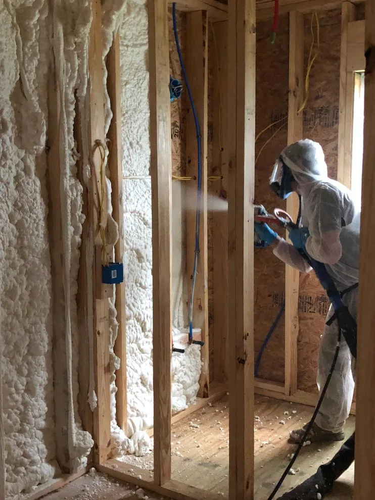 Foam Spray Insulation by Newton Log Homes Construction - Photo 20