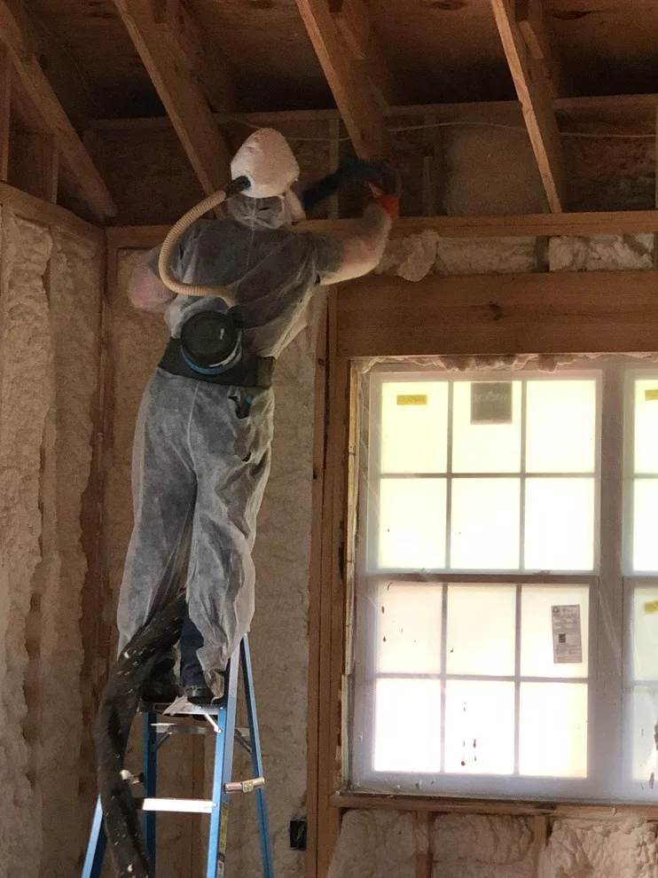 Foam Spray Insulation by Newton Log Homes Construction - Photo 3
