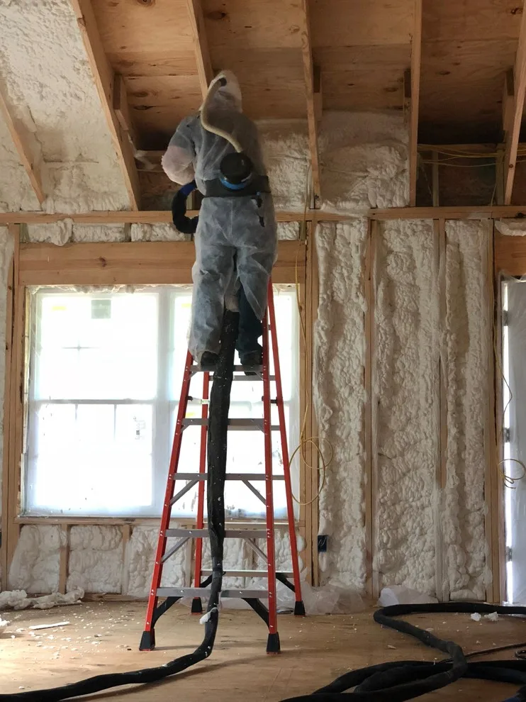 Foam Spray Insulation by Newton Log Homes Construction - Photo 12