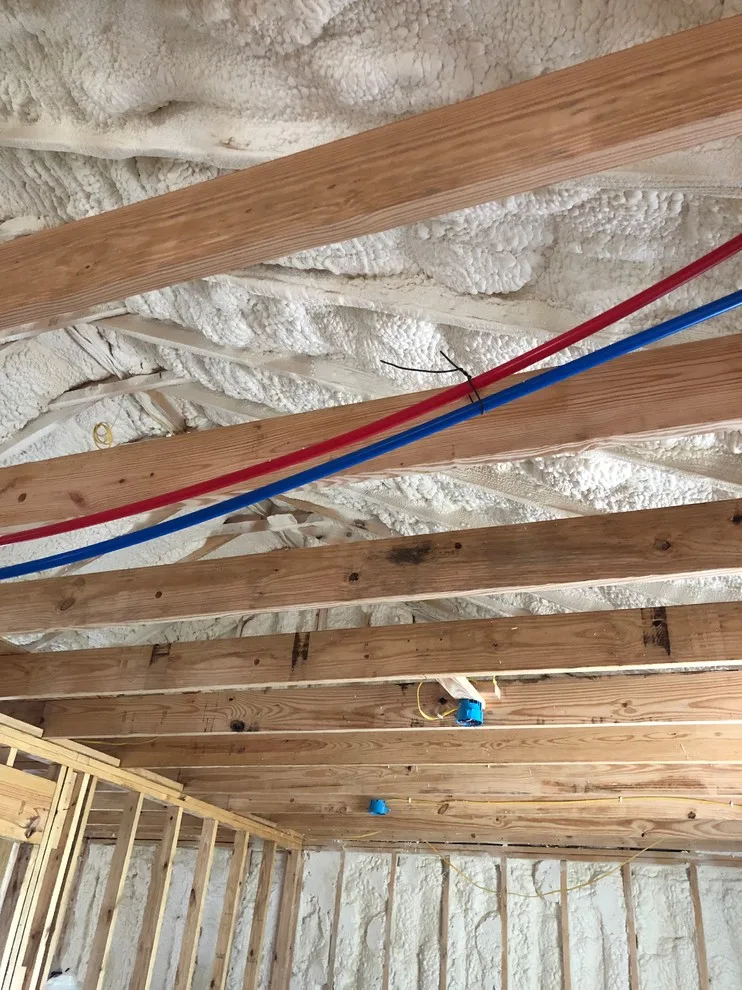 Foam Spray Insulation by Newton Log Homes Construction - Photo 4