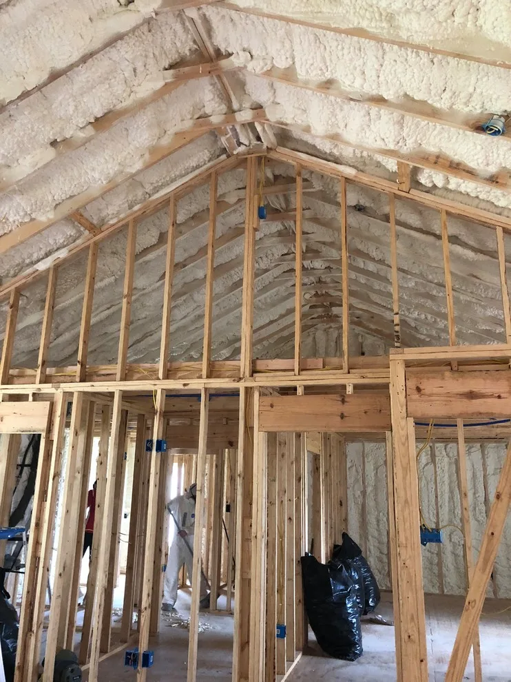 Foam Spray Insulation by Newton Log Homes Construction - Photo 15