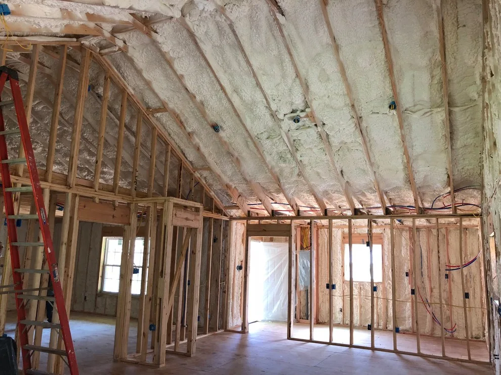 Foam Spray Insulation by Newton Log Homes Construction - Photo 18