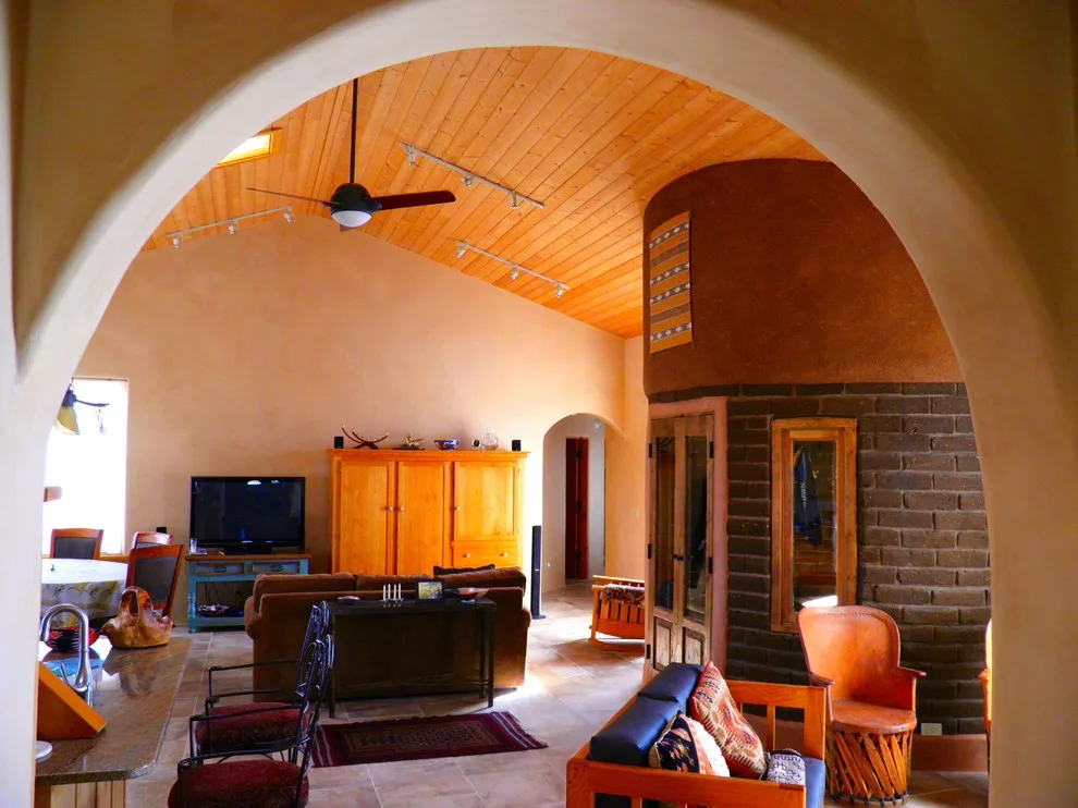 Taos Straw Bale Home by The Salamander Company LLC. - Photo 12