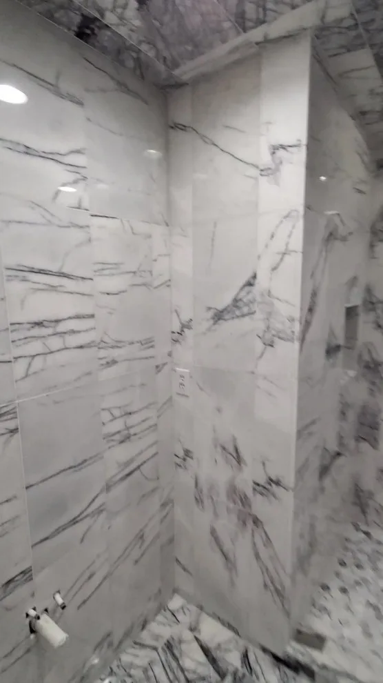 Stunning Renovation - Marble Luxury Bathroom in Duluth (upper level) by Epic Custom TileWorks LLC - Photo 15