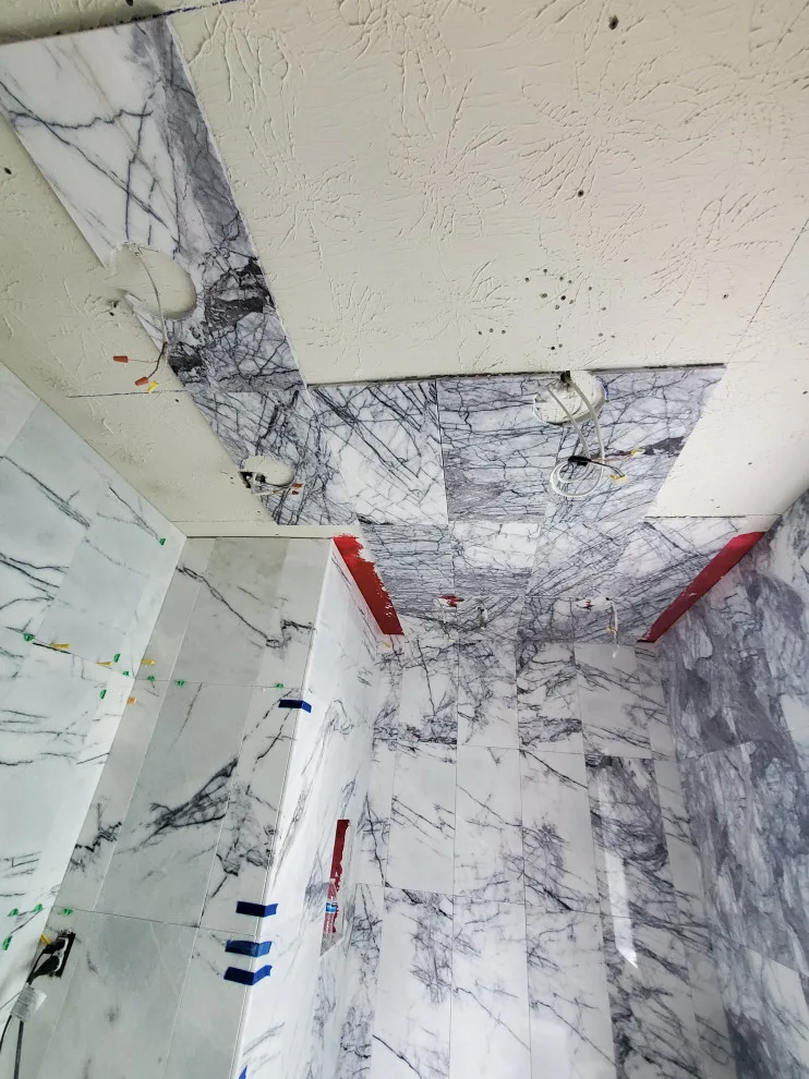 Stunning Renovation - Marble Luxury Bathroom in Duluth (upper level) by Epic Custom TileWorks LLC - Photo 3
