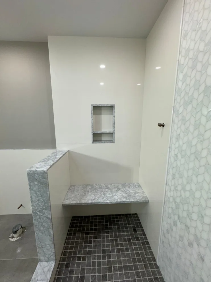 Restroom by DBA D Lopez Tile And Marble Works - Photo 27