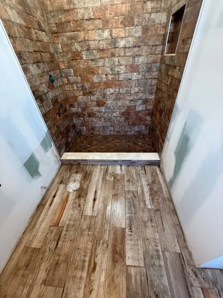 Restroom by DBA D Lopez Tile And Marble Works - Photo 7