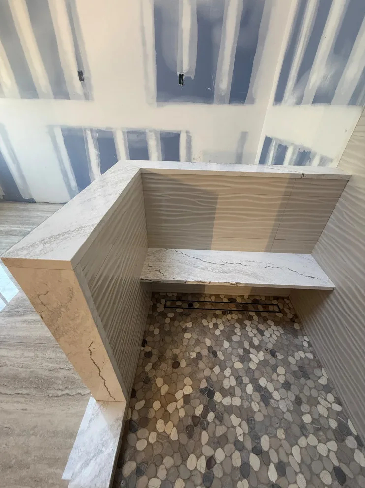 Restrooms by DBA D Lopez Tile And Marble Works - Photo 49