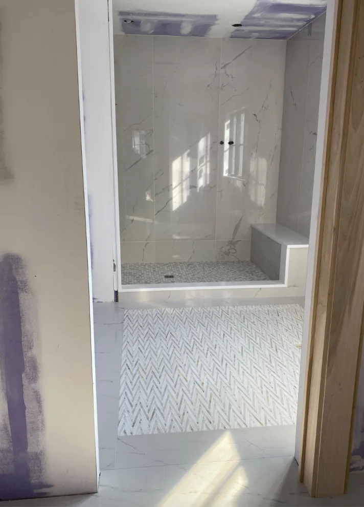 Restrooms by DBA D Lopez Tile And Marble Works - Photo 31