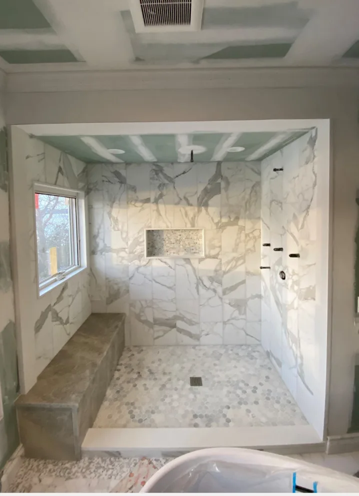 Restrooms by DBA D Lopez Tile And Marble Works - Photo 21