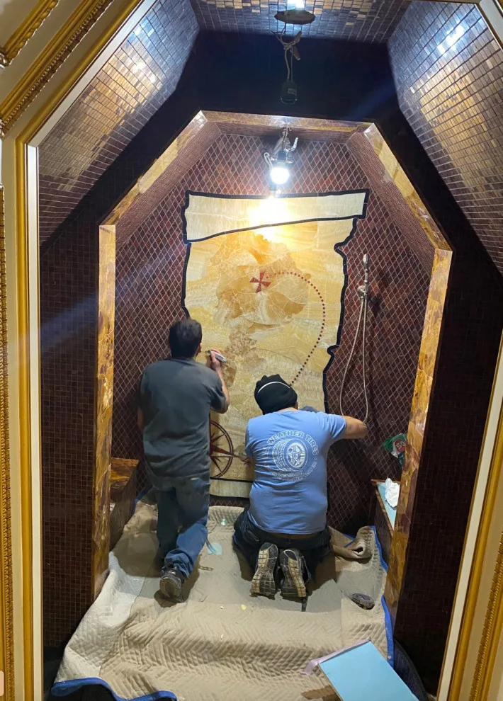 Restrooms by DBA D Lopez Tile And Marble Works - Photo 7
