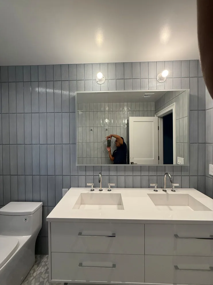 Restrooms by DBA D Lopez Tile And Marble Works - Photo 12