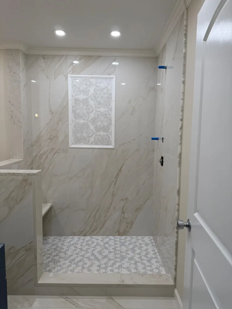 Restrooms by DBA D Lopez Tile And Marble Works - Photo 13