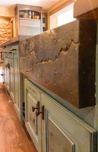 Rustic Kitchen and Cabinetry by Stone-Crete Artistry - Photo 7