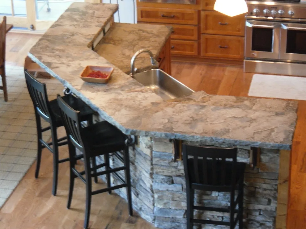 Rustic Kitchen and Cabinetry by Stone-Crete Artistry - Photo 9