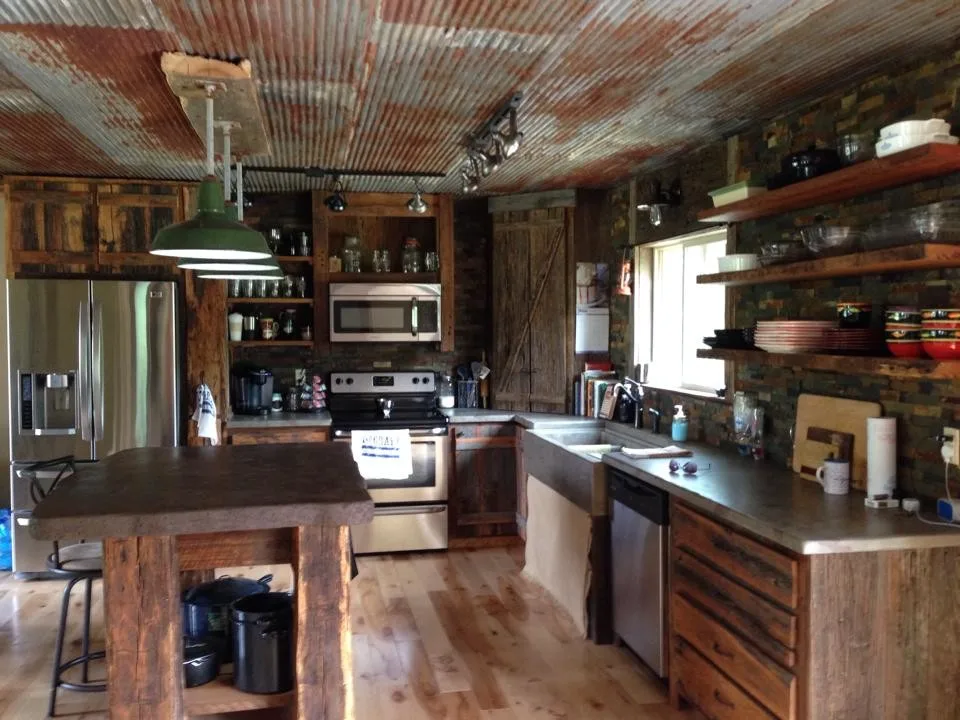Rustic Kitchen and Cabinetry by Stone-Crete Artistry - Photo 10