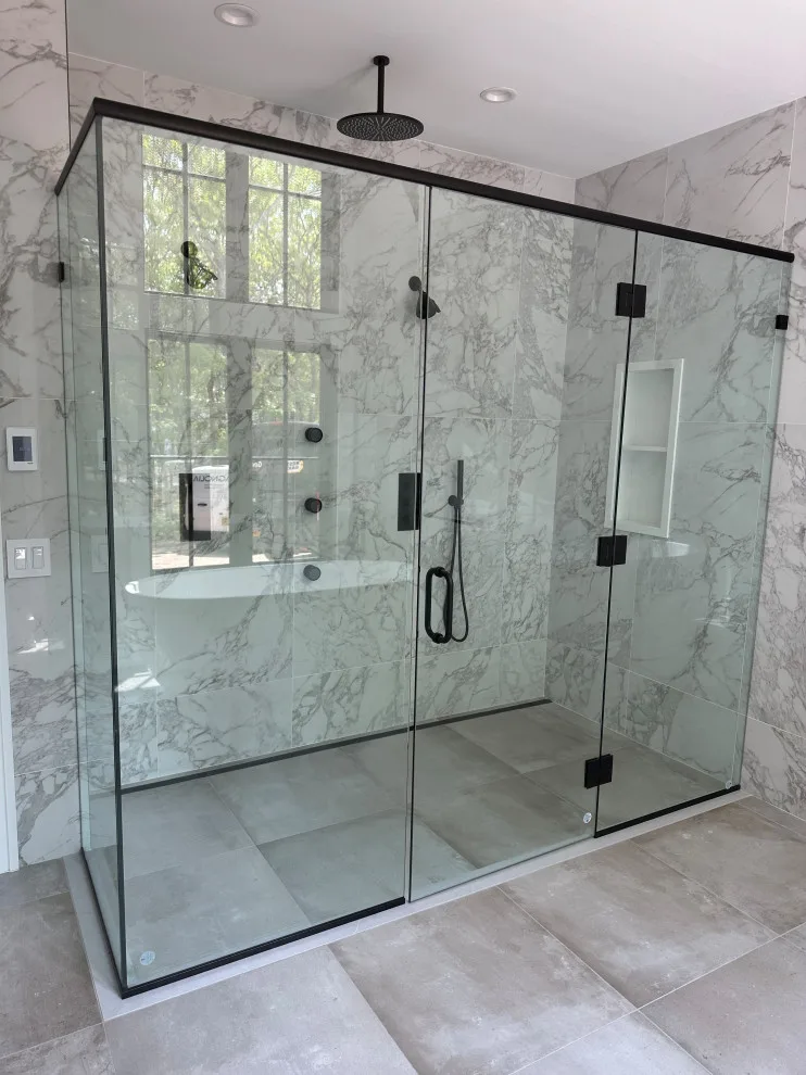 Dual Head Walk-in Shower by DBA D Lopez Tile And Marble Works - Photo 8