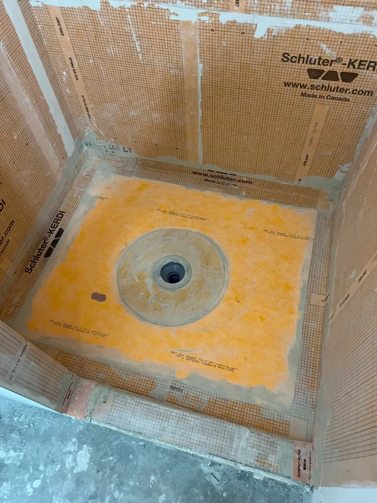 Schluter preparation for waterproofing by Dprocustoms LLC - Photo 5