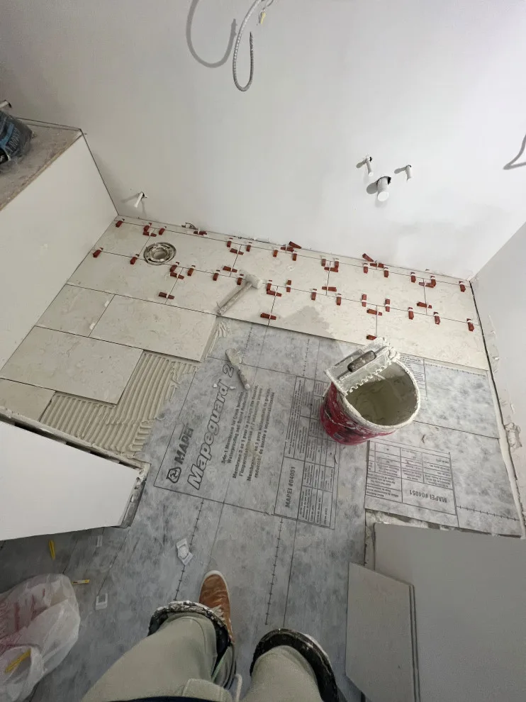 Underlayment Preparation for Tiling by Dprocustoms LLC - Photo 3