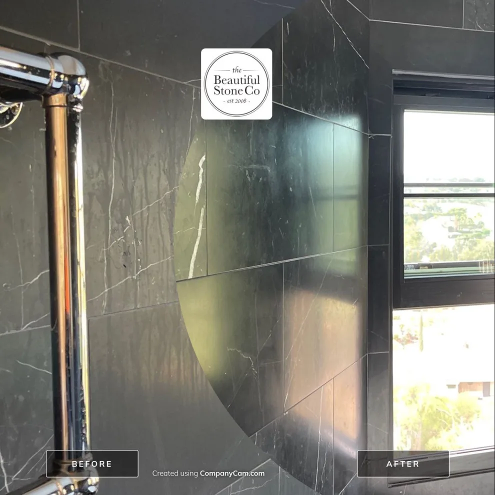 Marble shower refurbishment by The Beautiful Stone Company - Photo 2