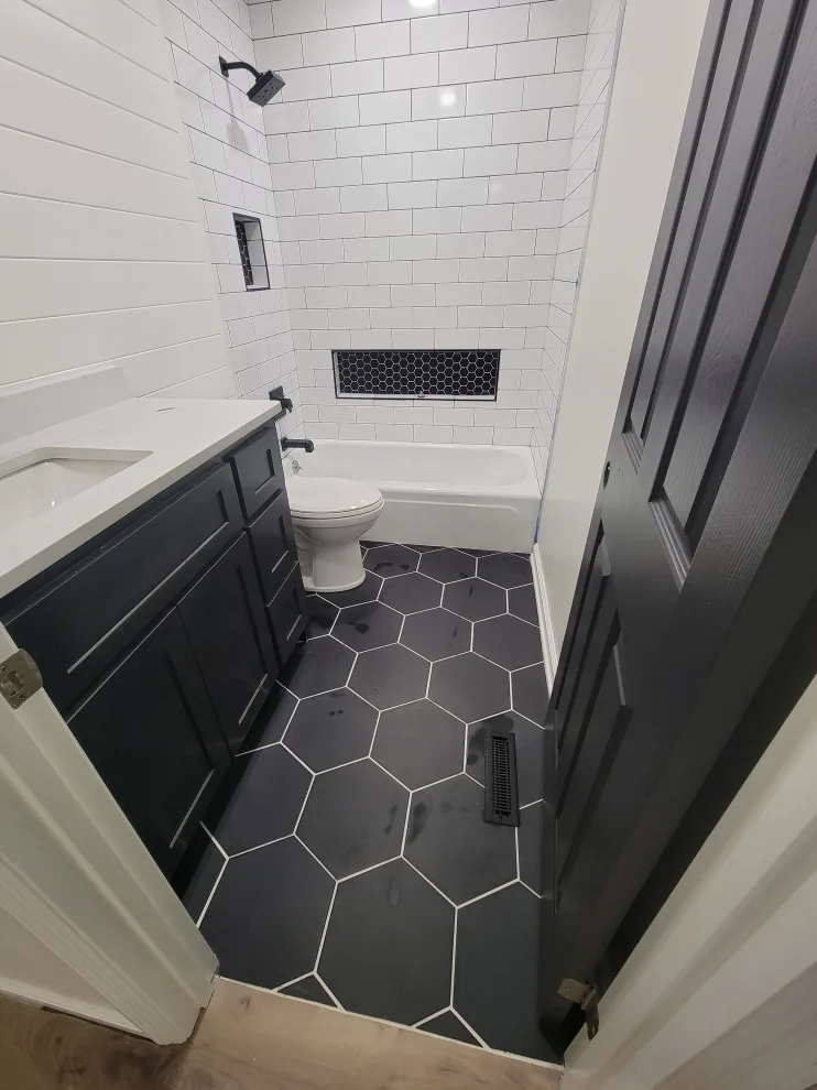 restroom renovation by Harris Flooring & More - Photo 5