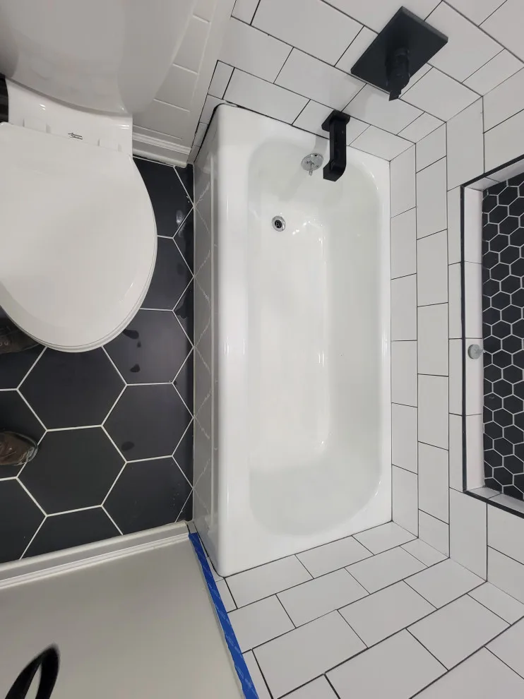 restroom renovation by Harris Flooring & More - Photo 3